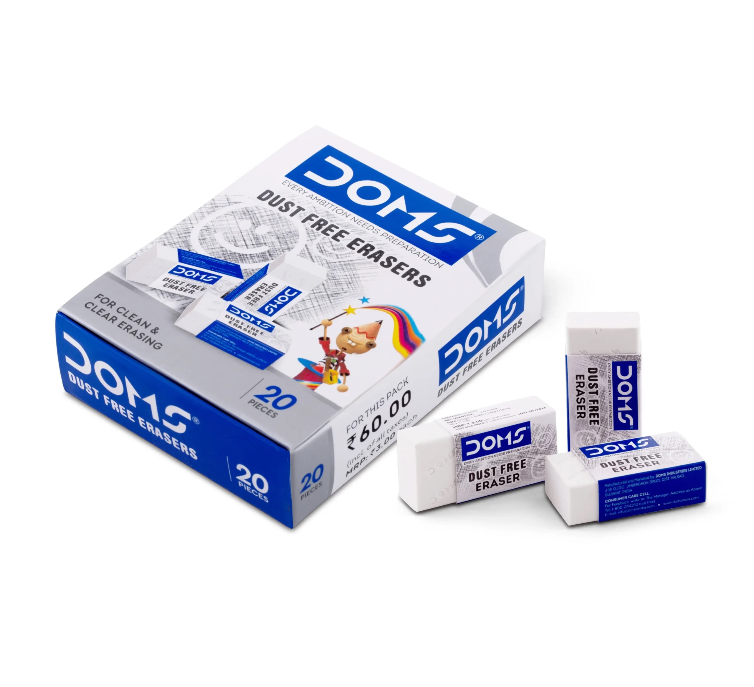 DOMS Dust Free Erasers