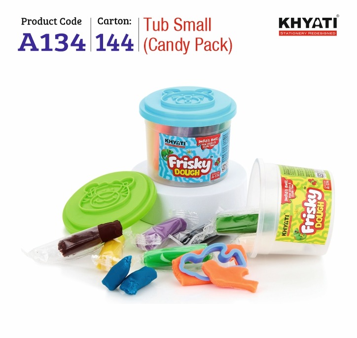 Khyati Modelling Dough Tub Small A134 Rs:60/-