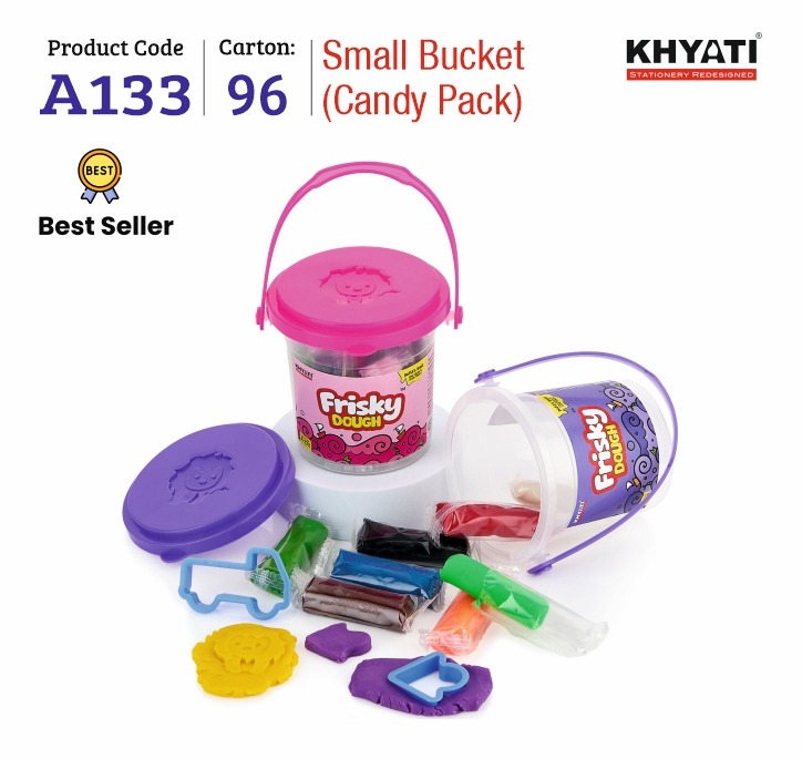 Khyati Modelling Dough Small Bucket A133 Rs:75/-