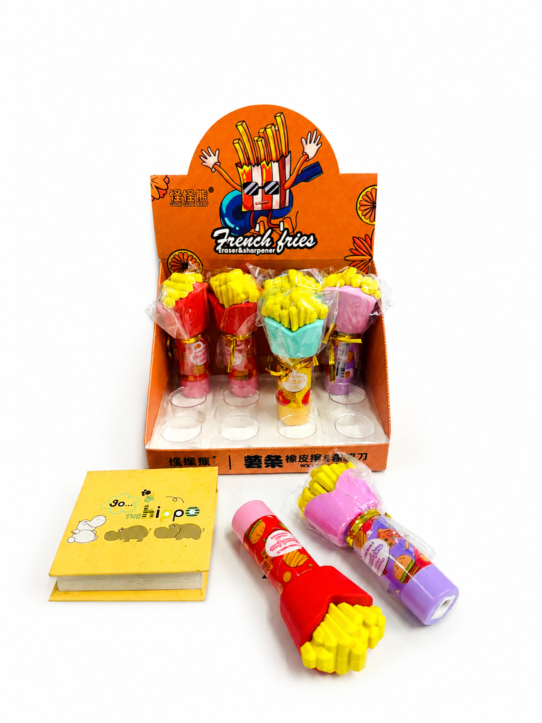 FRENCH FRIES ERASER AND SHARPENER