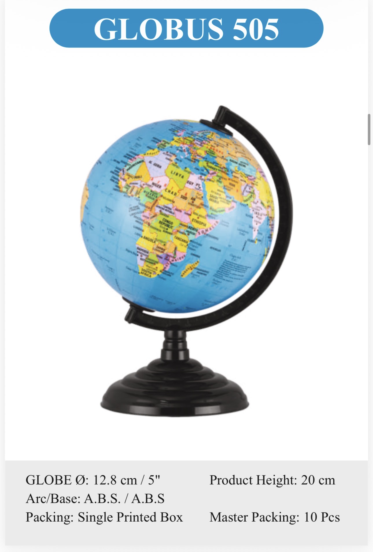 Globus Educational Globe 505 Rs:290/-