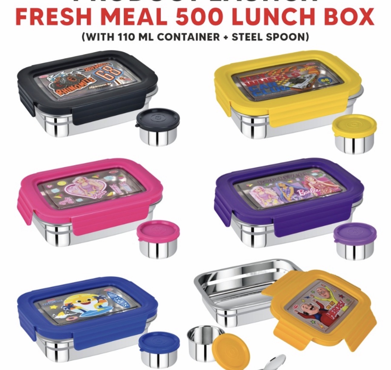 Pratap Lunch box Fresh Meal 500ml Rs:545/-