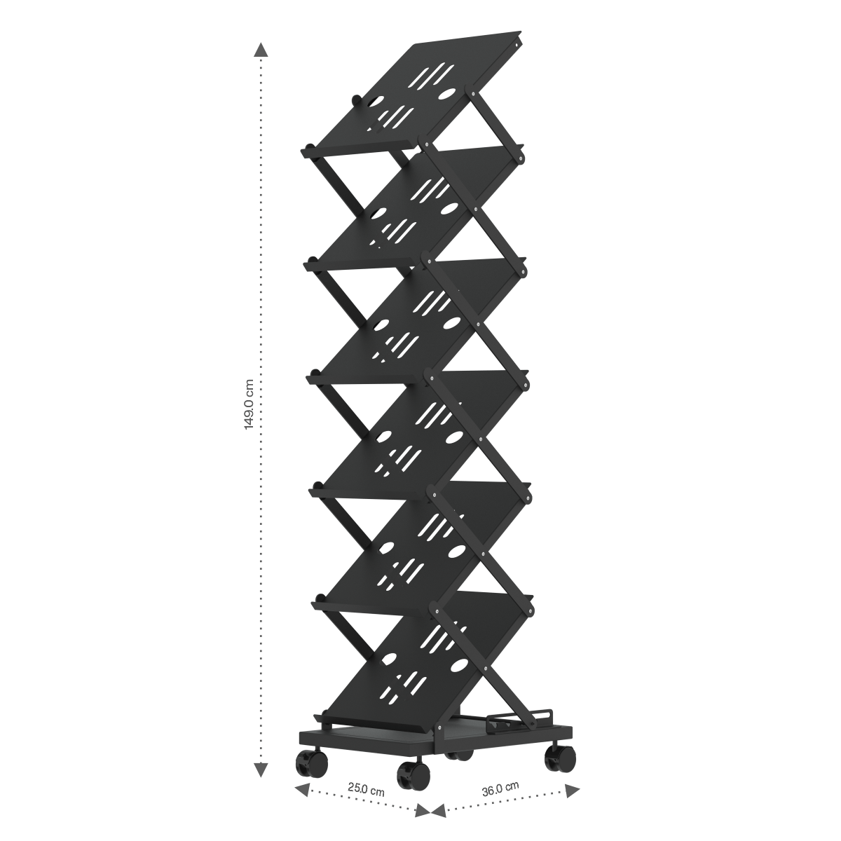 Pragati Systems Magazine Display Stand Foldable MT12F Rs:4500/-