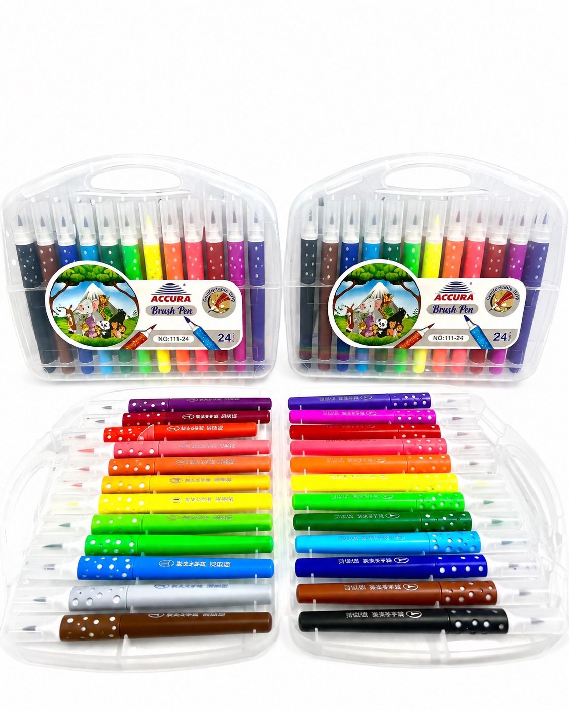 Accura Brush Pen 24 Rs:400/-