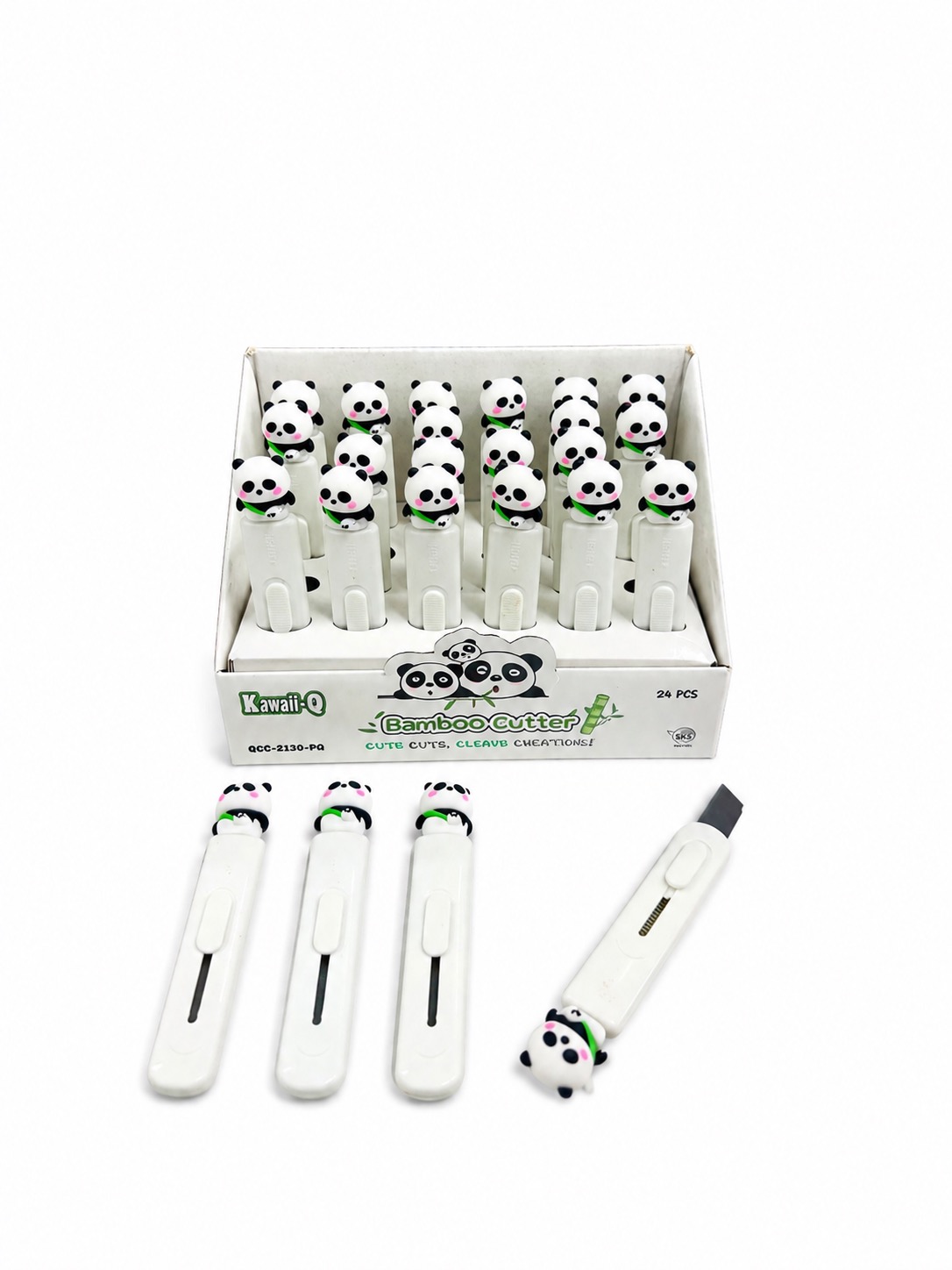 Kawaii Panda Bamboo Cutter Rs:45/- (24pcs)